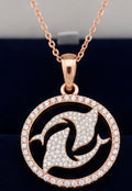 Halo Daylight Pendant — Rose Gold